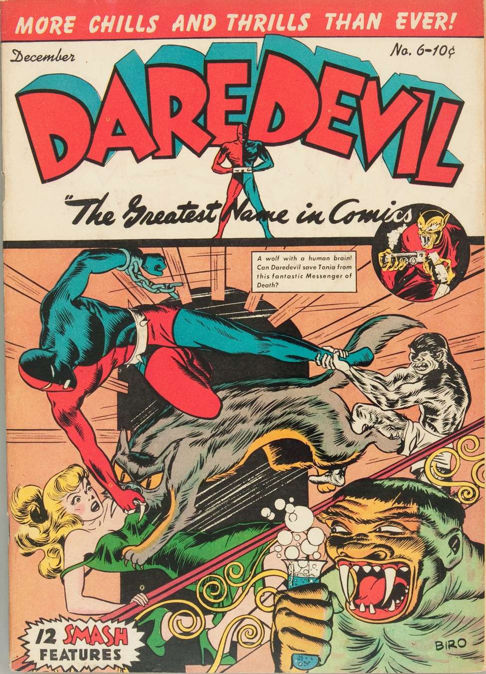 Book Cover For Daredevil Comics 6 (paper/2fiche)