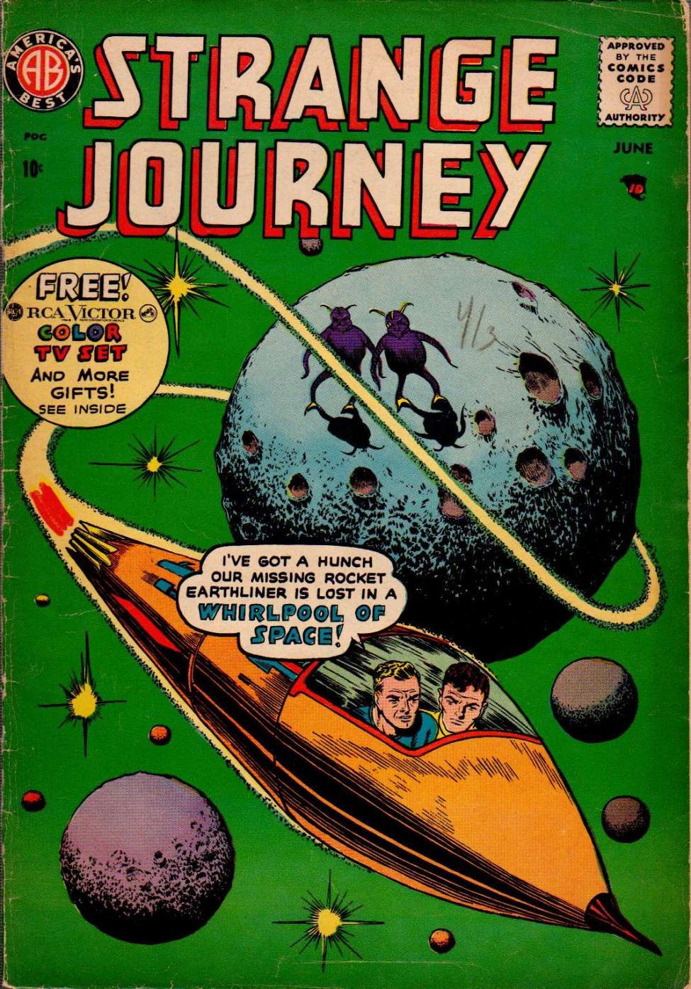 Comic Book Cover For Strange Journey 4