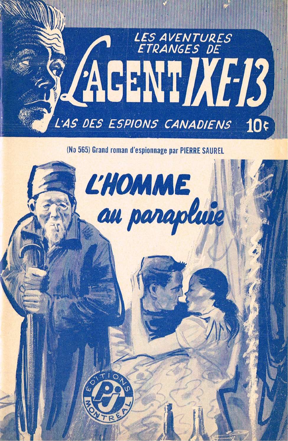 Book Cover For L'Agent IXE-13 v2 565 - L'homme au parapluie