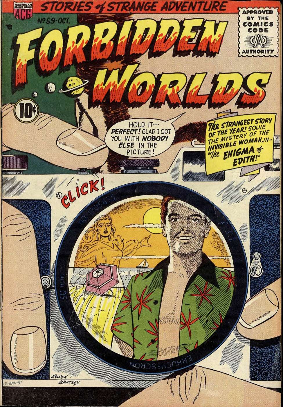 Comic Book Cover For Forbidden Worlds 59