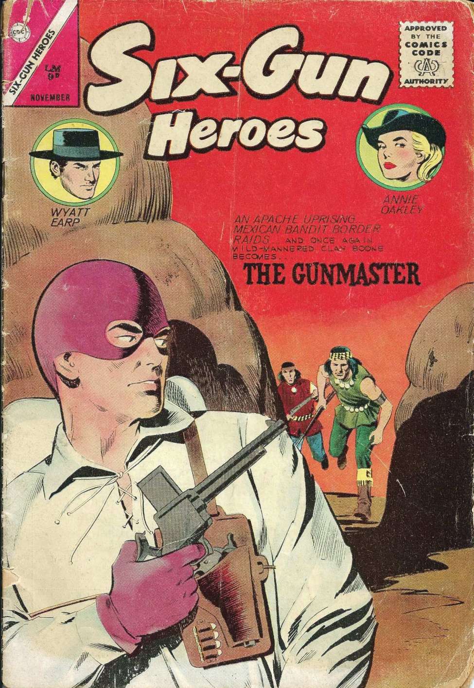 Comic Book Cover For Six-Gun Heroes 77