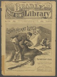 Large Thumbnail For Beadle's Half Dime Library 718 - Light-Heart Lute's Last Trail