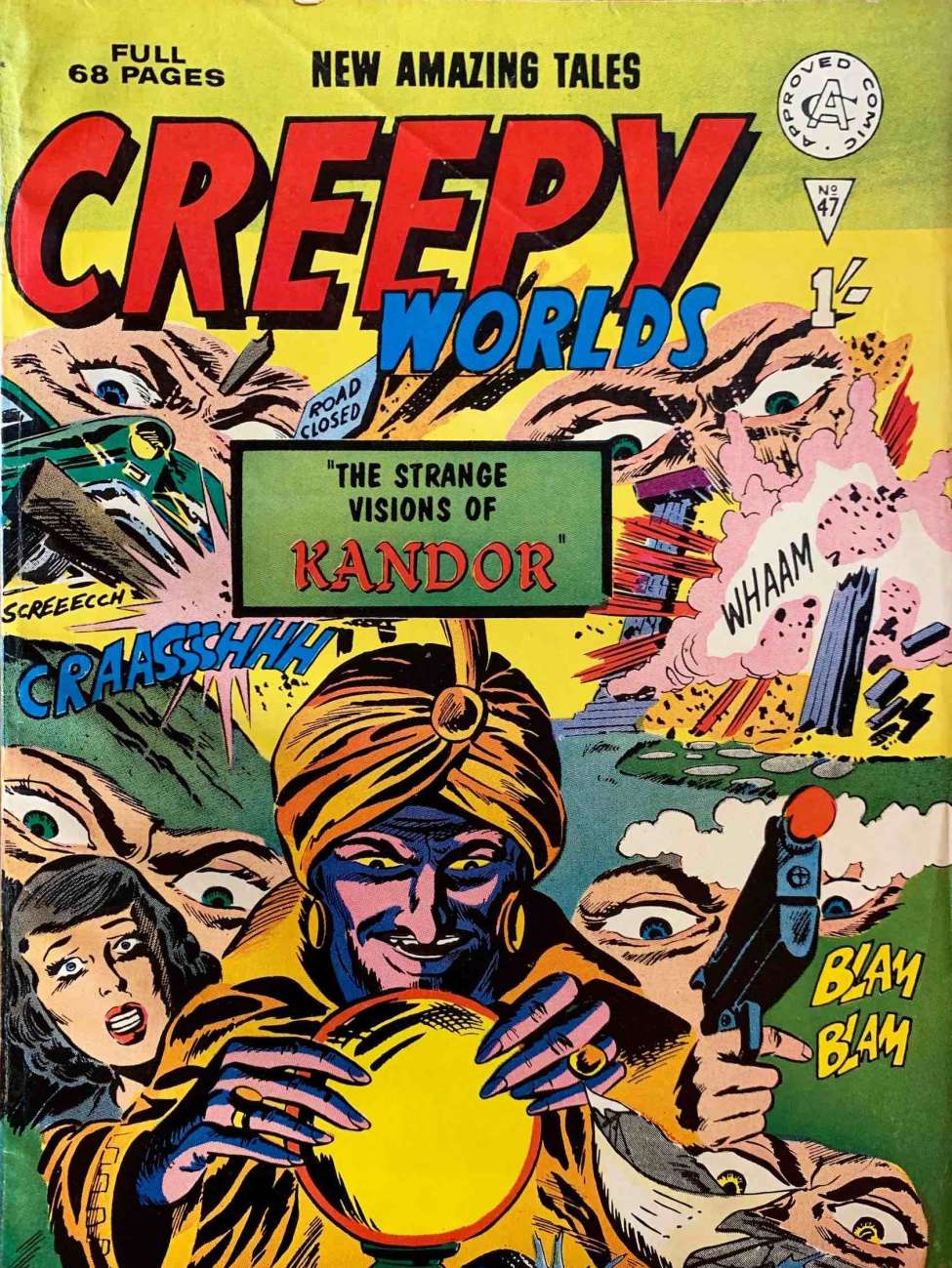 Book Cover For Creepy Worlds 47