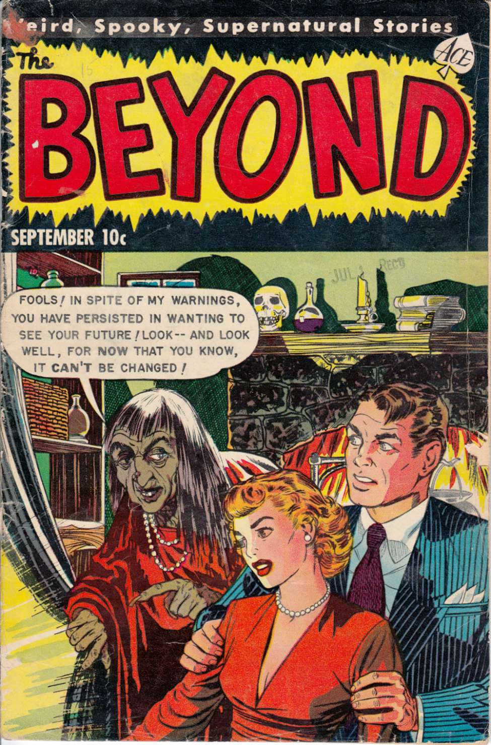 Comic Book Cover For The Beyond 15