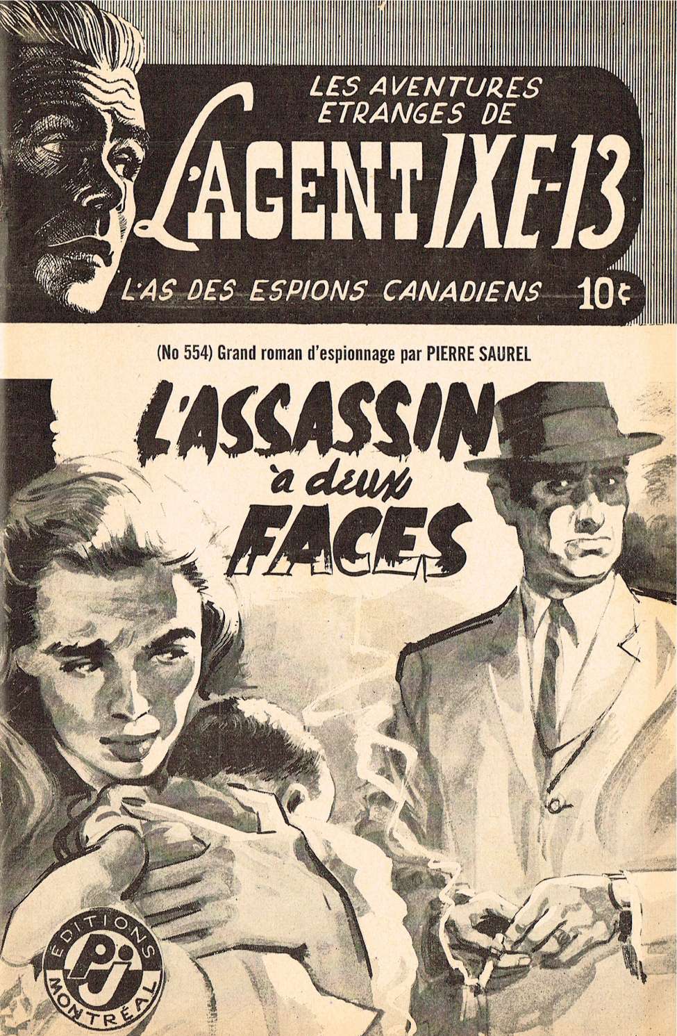 Book Cover For L'Agent IXE-13 v2 554 - L'assassin à deux faces