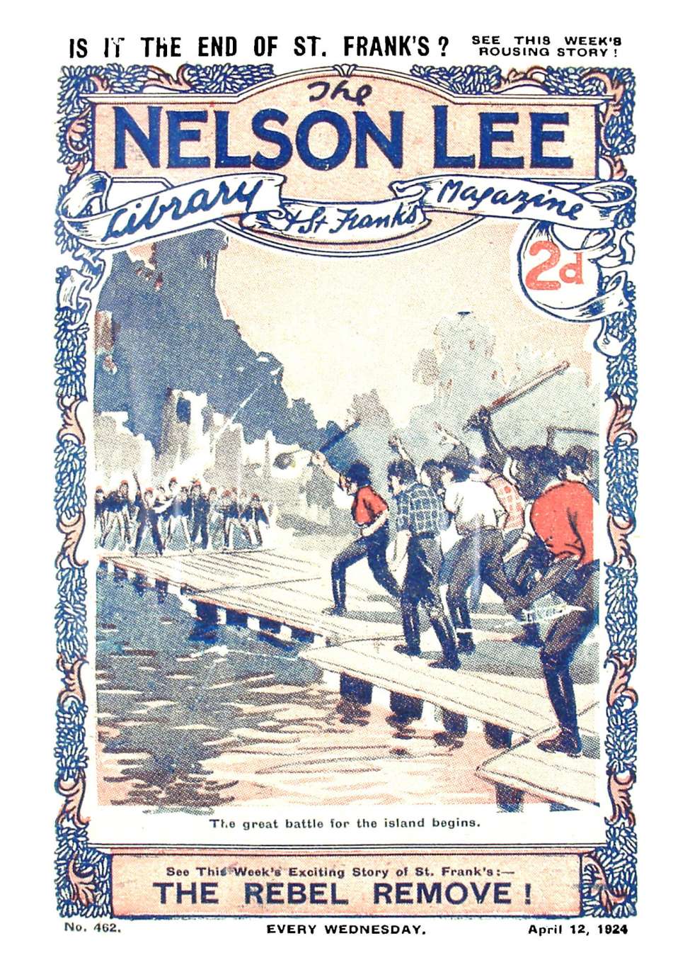 Book Cover For Nelson Lee Library s1 462 - The Rebel Remove