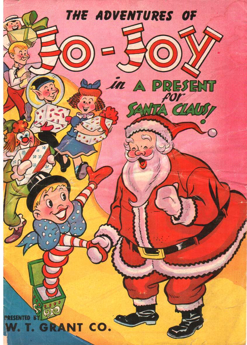 Comic Book Cover For The Adventures of Jo-Joy in a Present for Santa