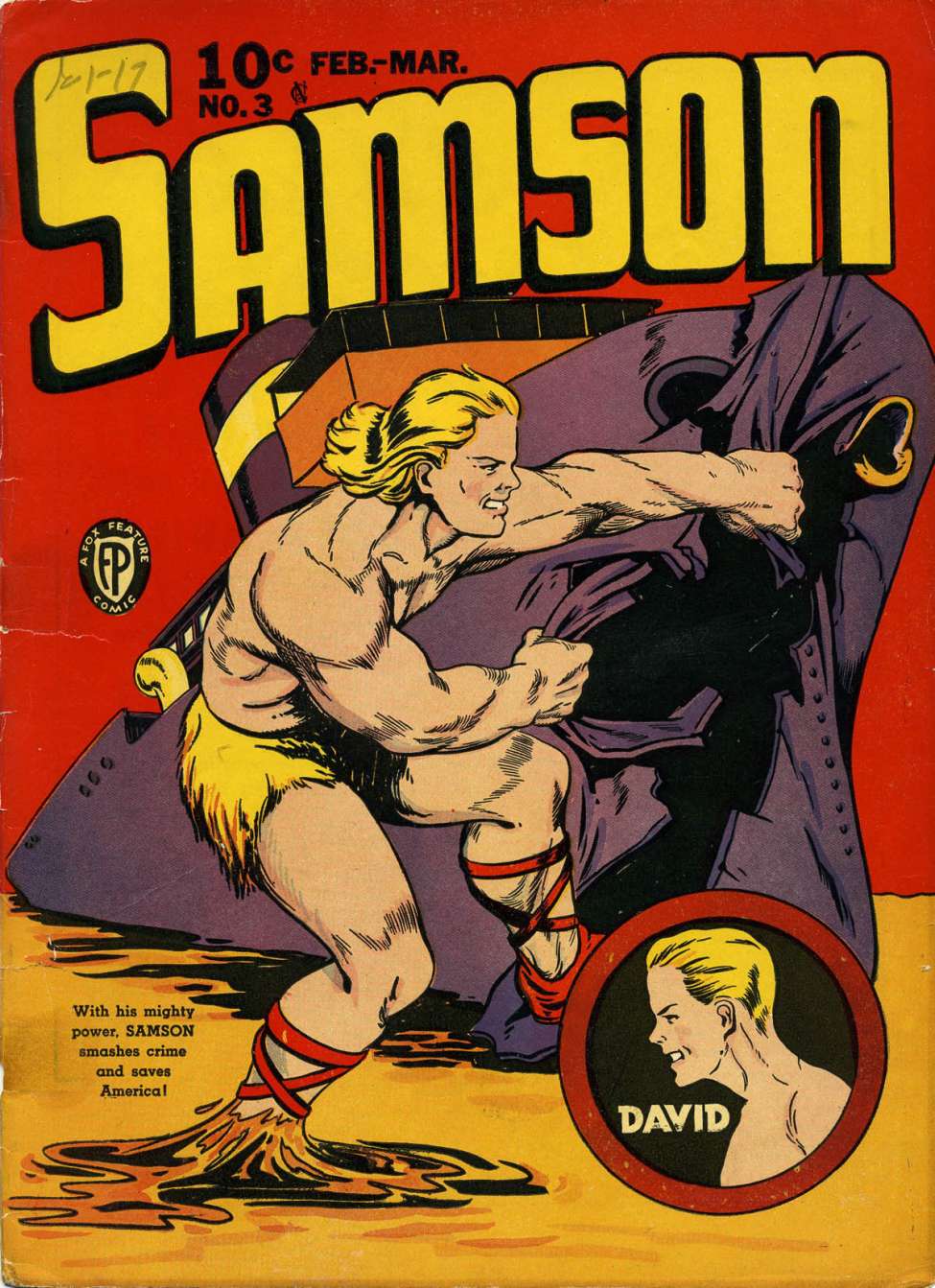 Comic Book Cover For Samson 3