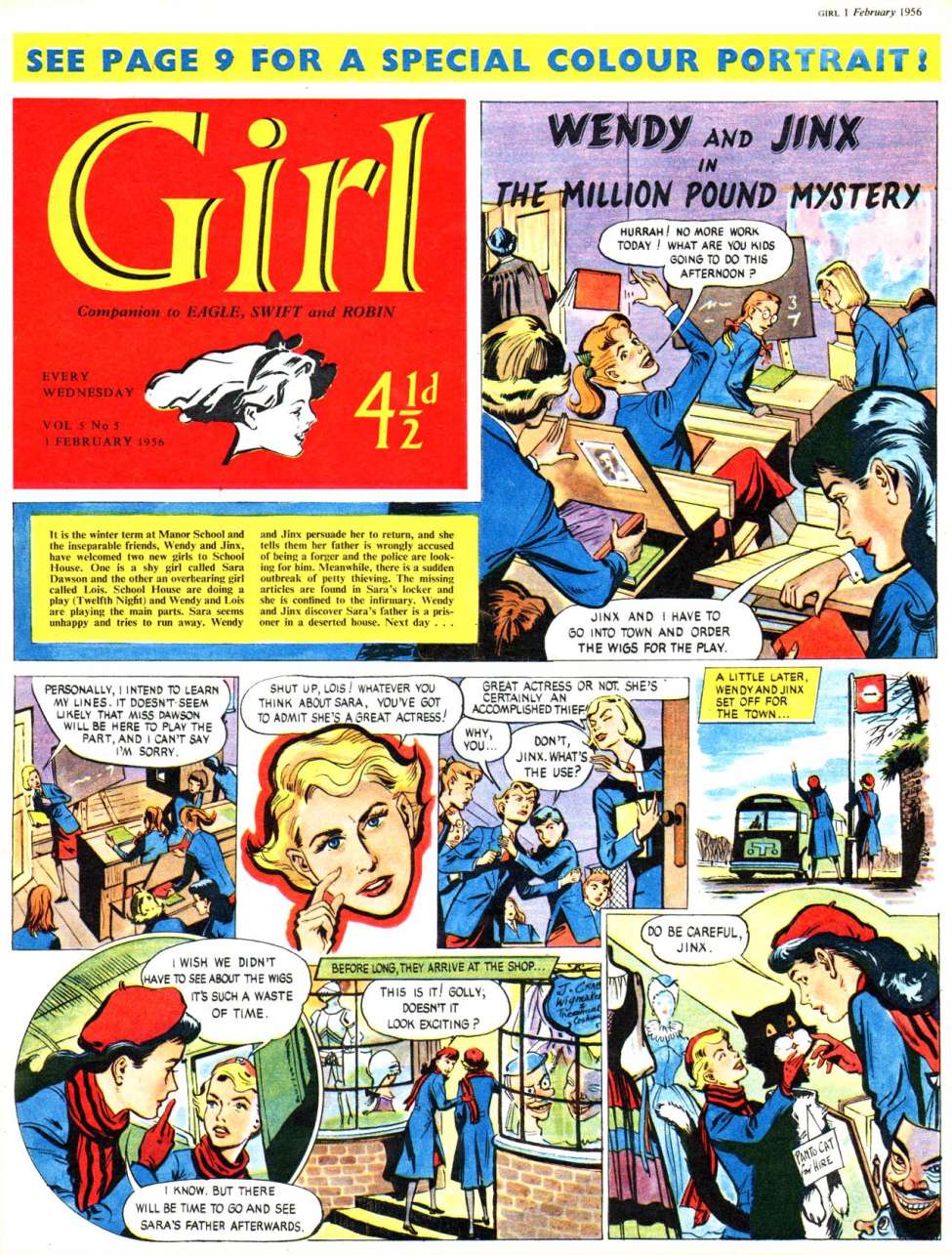 Comic Book Cover For Girl v5 5