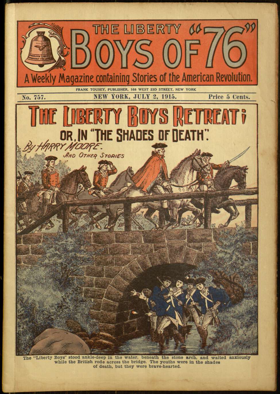 Book Cover For The Liberty Boys of 76 757 - The Liberty Boys' Retreat