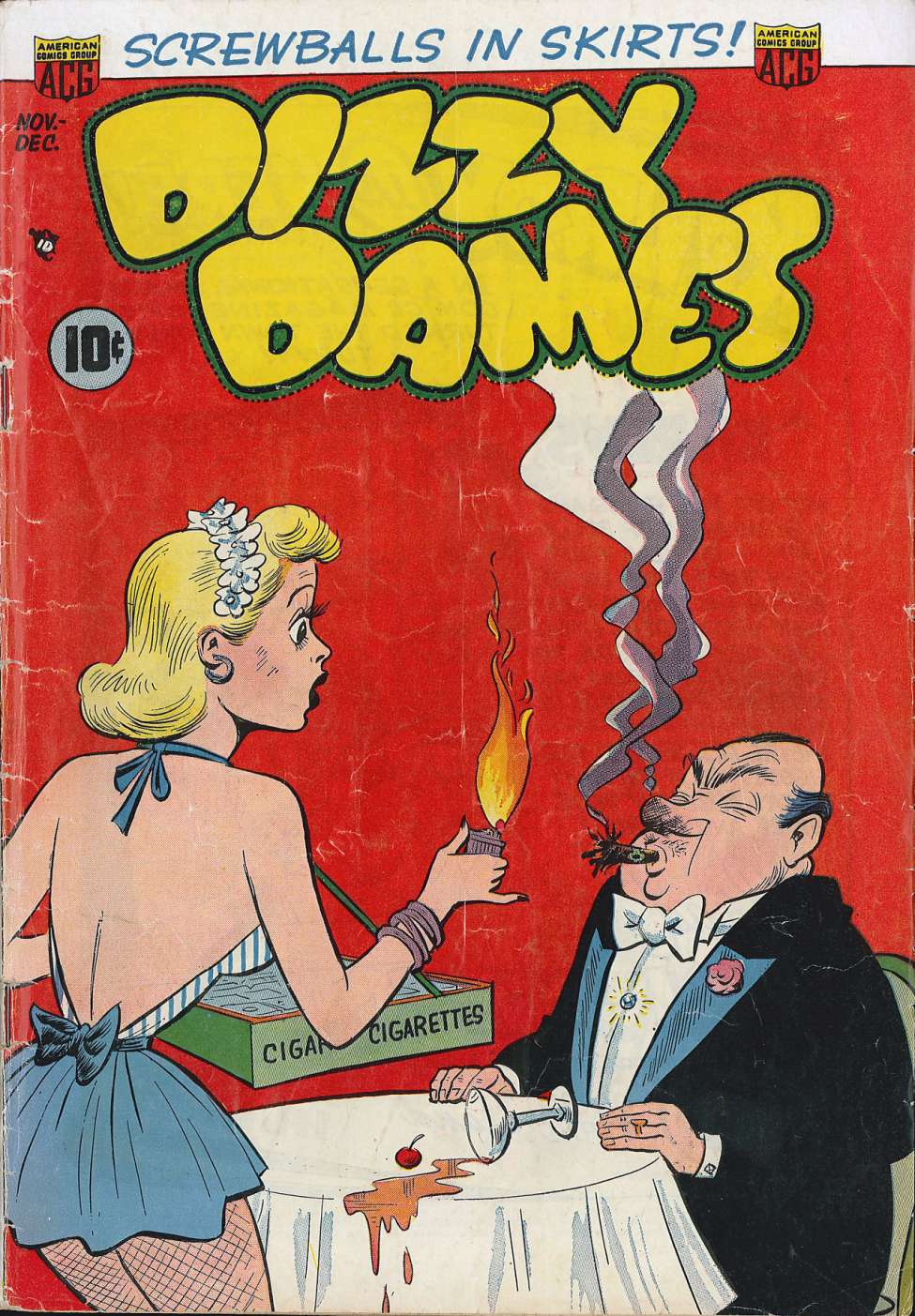 Comic Book Cover For Dizzy Dames 2