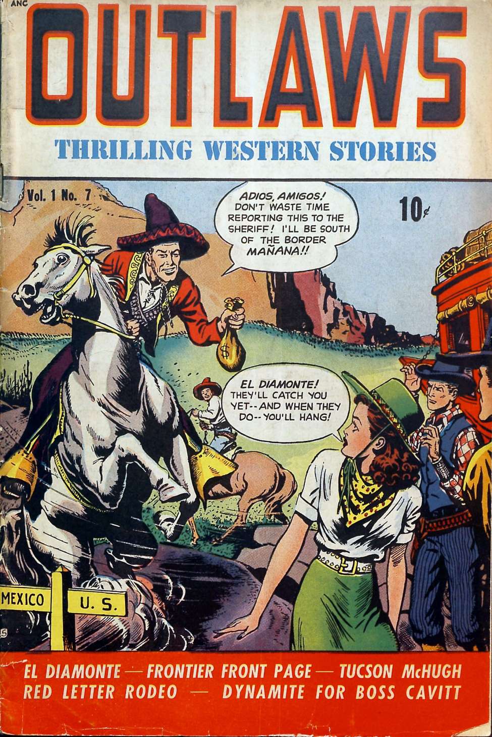 Comic Book Cover For Outlaws 7