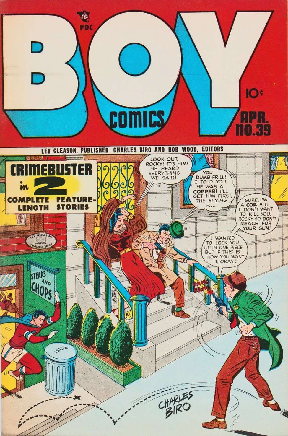 Comic Book Cover For Boy Comics 39 - Version 2
