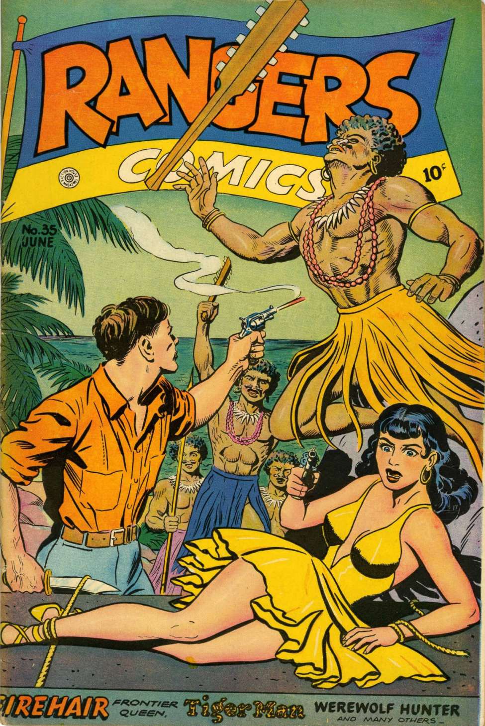 Comic Book Cover For Rangers Comics 35