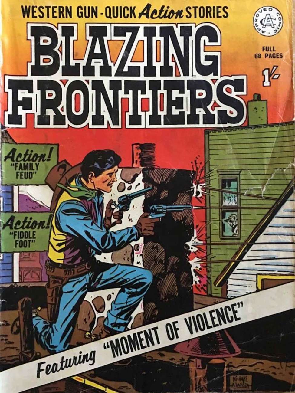 Book Cover For Blazing Frontiers nn