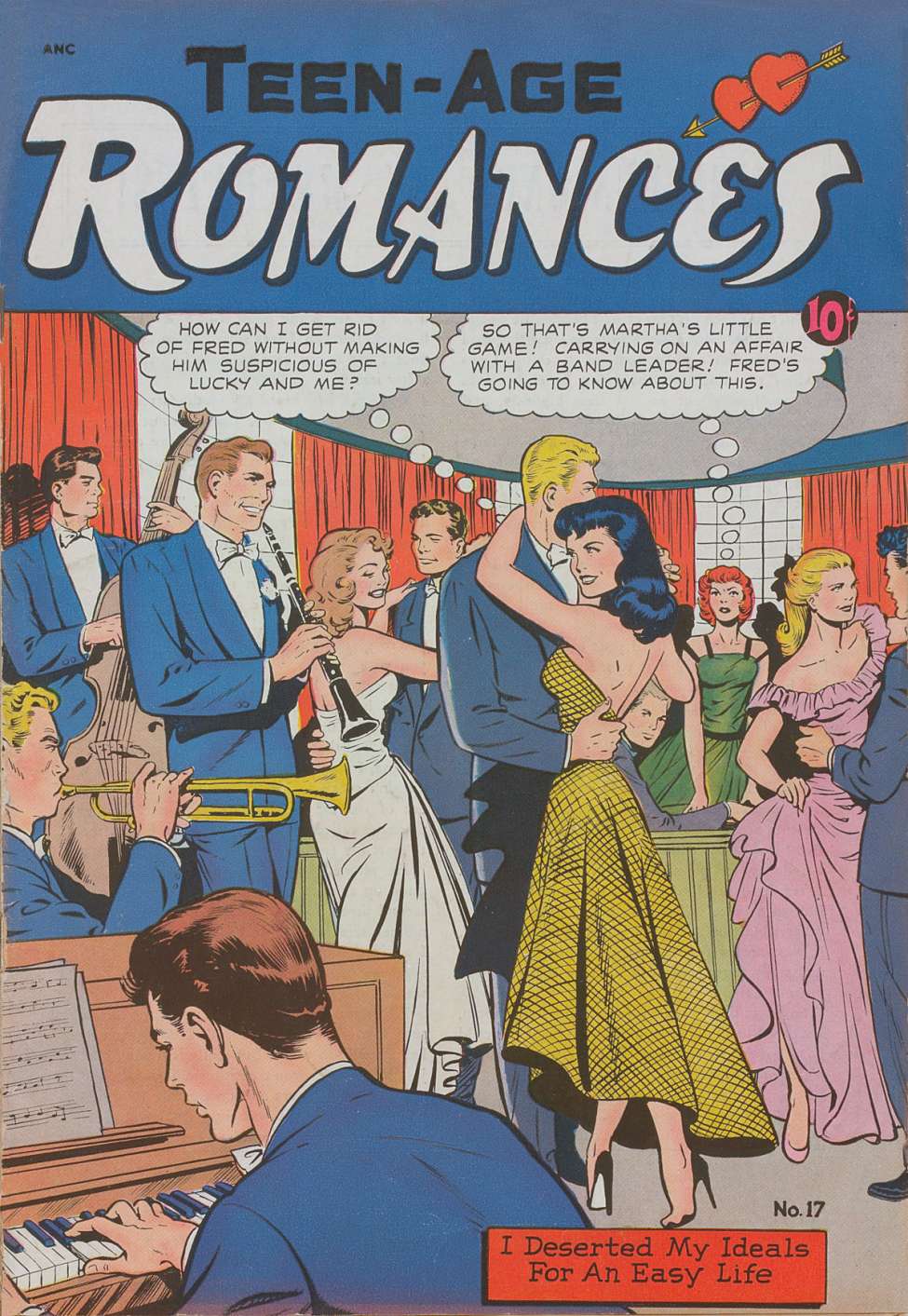 Comic Book Cover For Teen-Age Romances 17