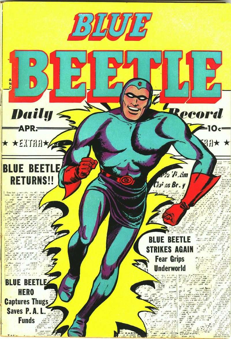 Book Cover For Blue Beetle 58