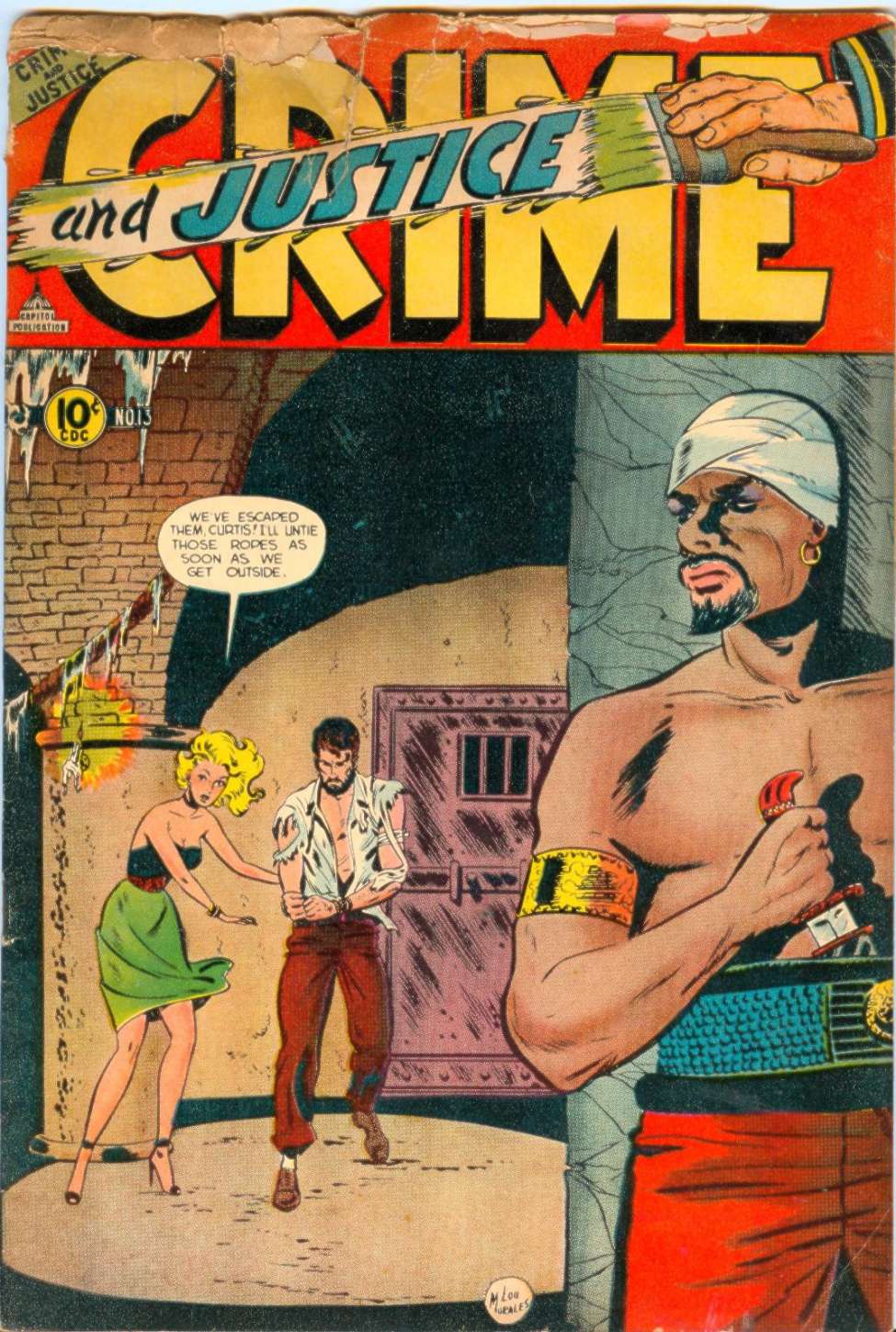 Comic Book Cover For Crime And Justice 13