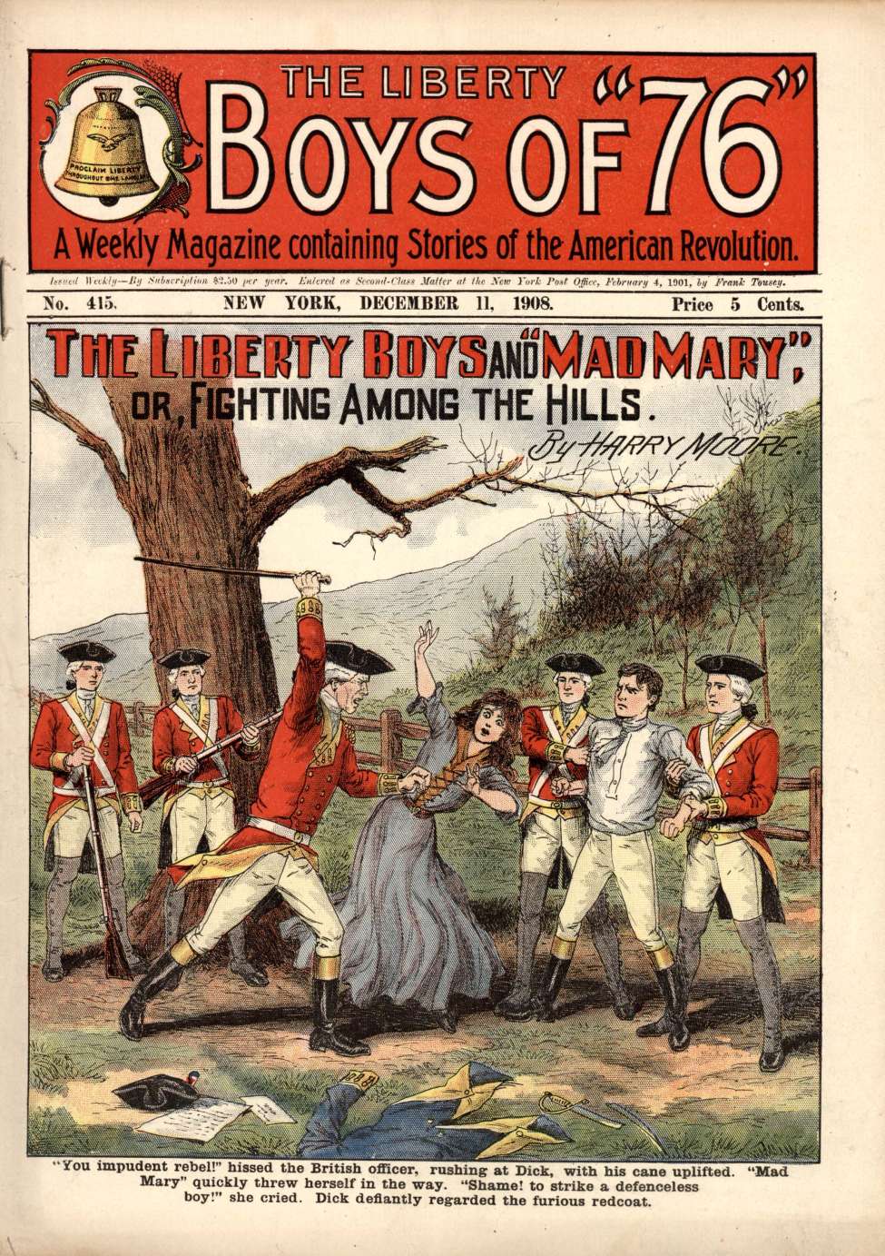 Book Cover For The Liberty Boys of 76 415 - The Liberty Boys and Mad Mary