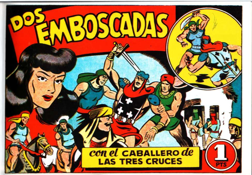 Comic Book Cover For El Caballero de las Tres Cruces 2 - Dos emboscadas