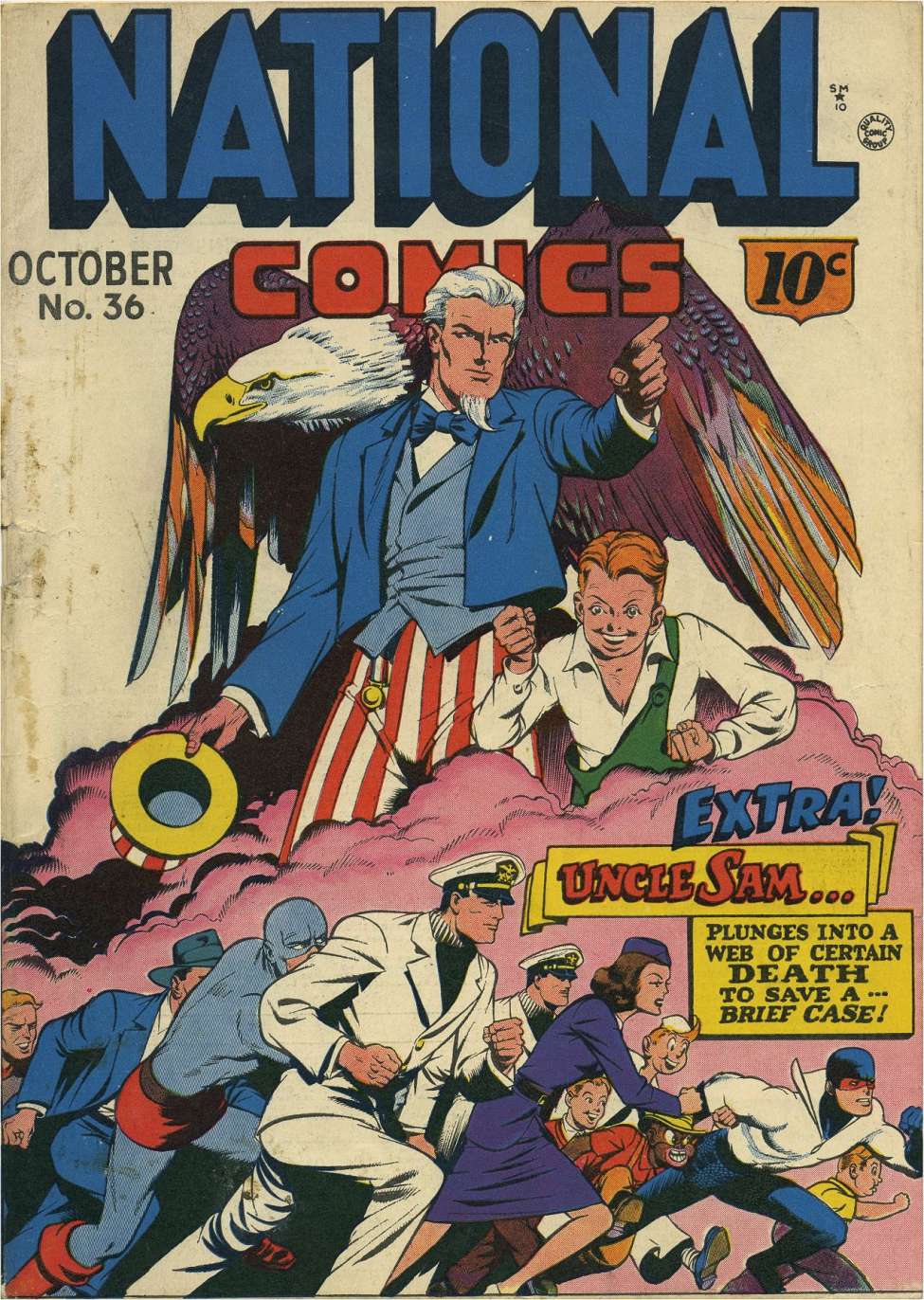 Book Cover For National Comics 36