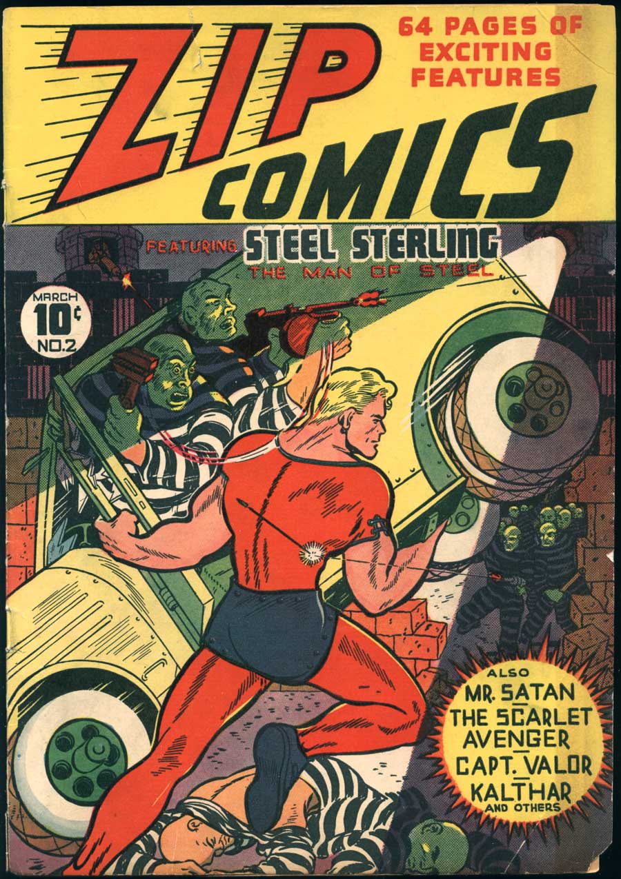 Comic Book Cover For Zip Comics 2
