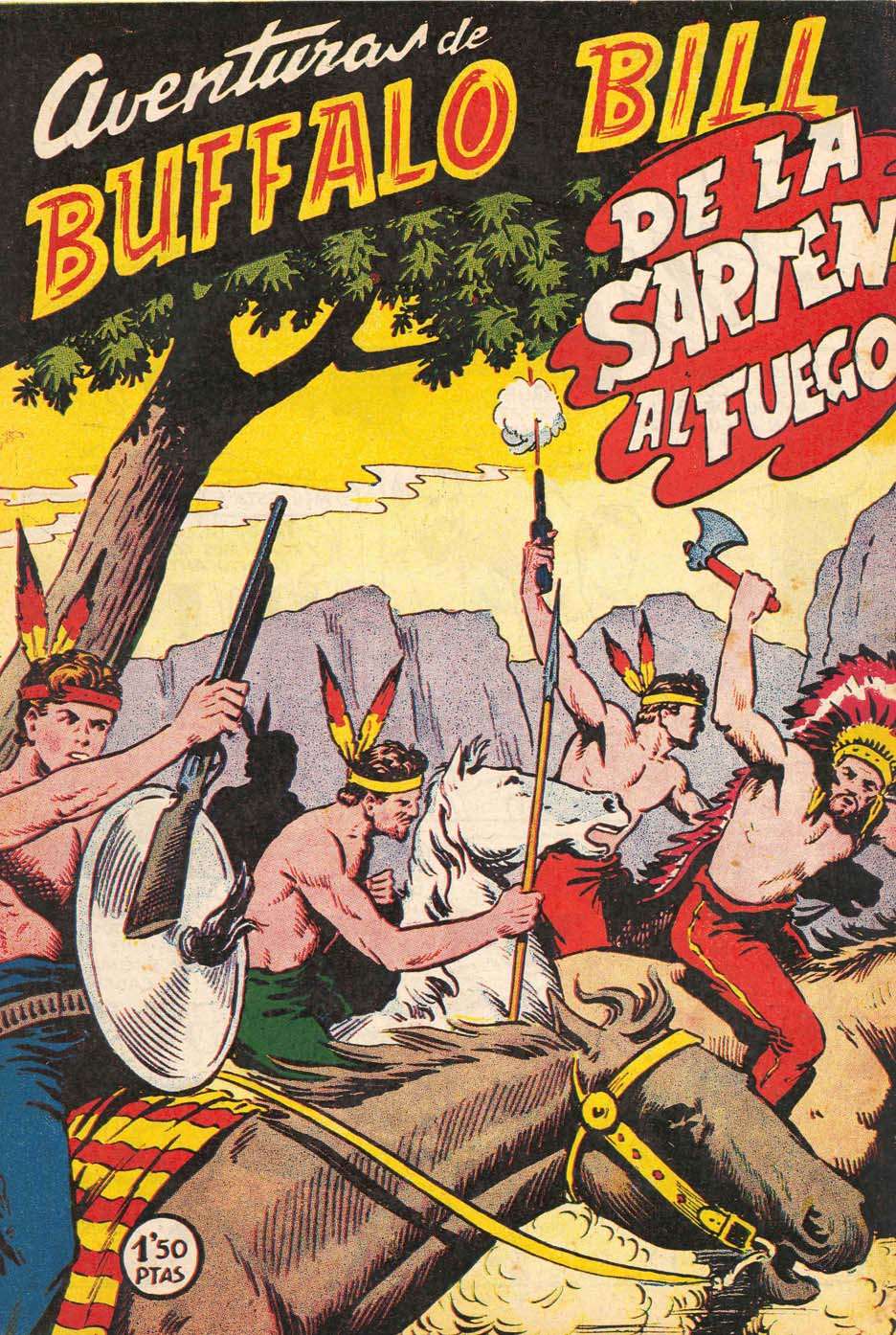 Comic Book Cover For Aventuras de Buffalo Bill 11 De la sartén al fuego