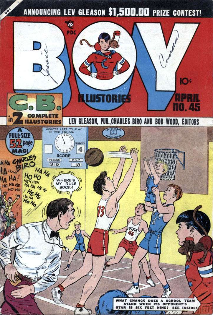 Book Cover For Boy Comics 45