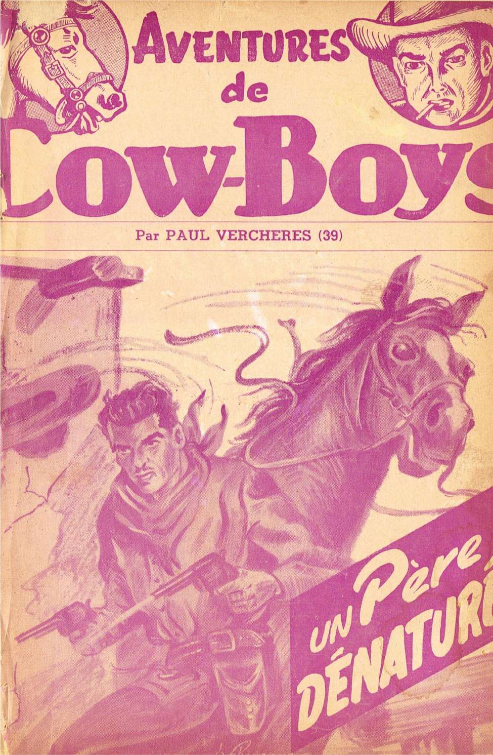 Book Cover For Aventures de Cow-Boys 39 - Un Père Dénaturé