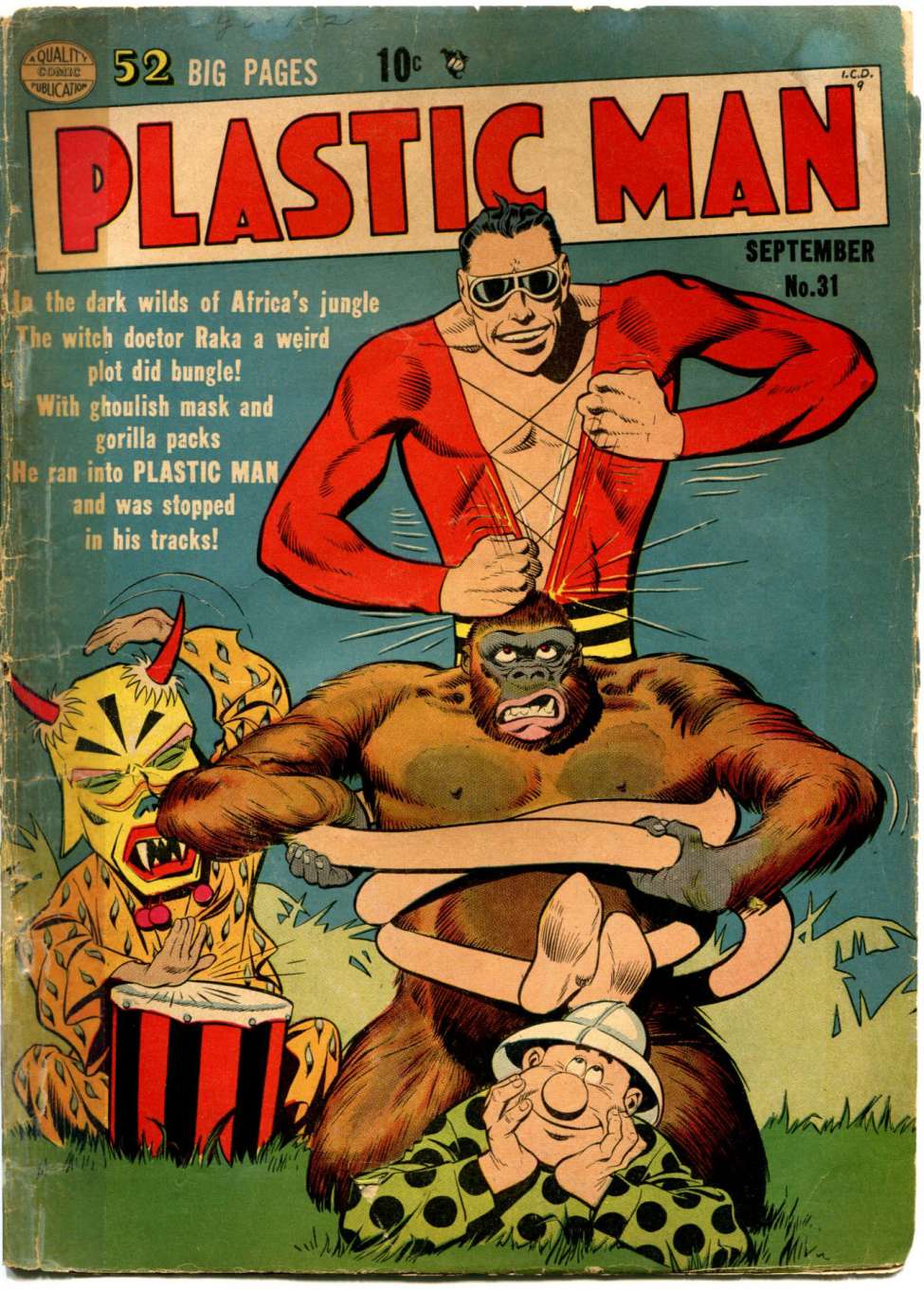 Comic Book Cover For Plastic Man 31