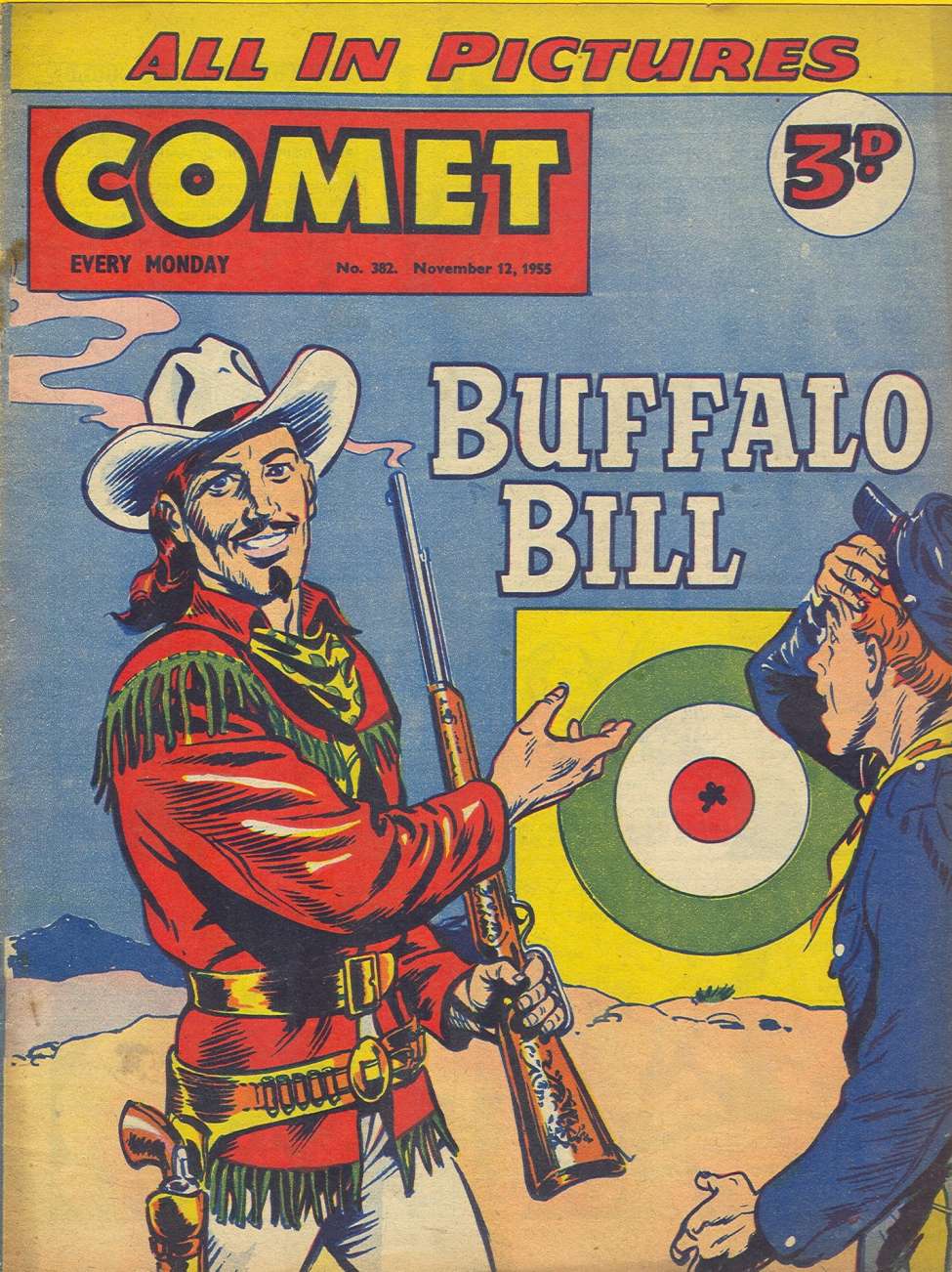 Comic Book Cover For The Comet 382