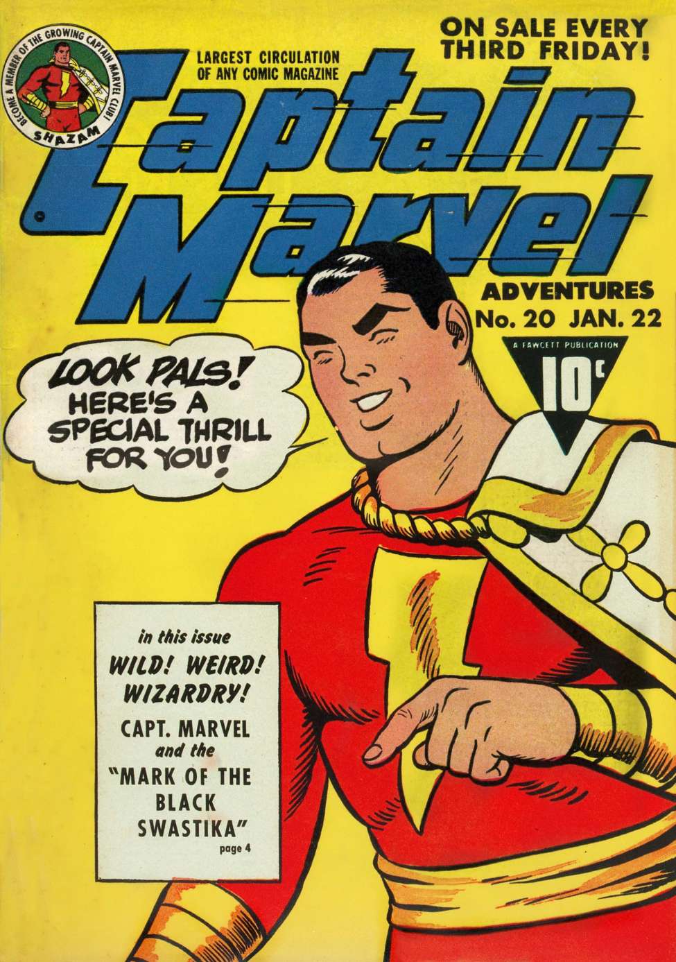 Comic Book Cover For Captain Marvel Adventures 20 - Version 2