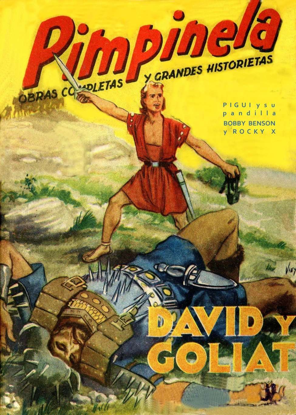 Comic Book Cover For Pimpinela 27 - David y Goliat