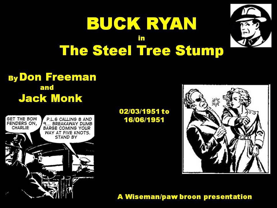 Comic Book Cover For Buck Ryan 43 - The Steel Tree Stump