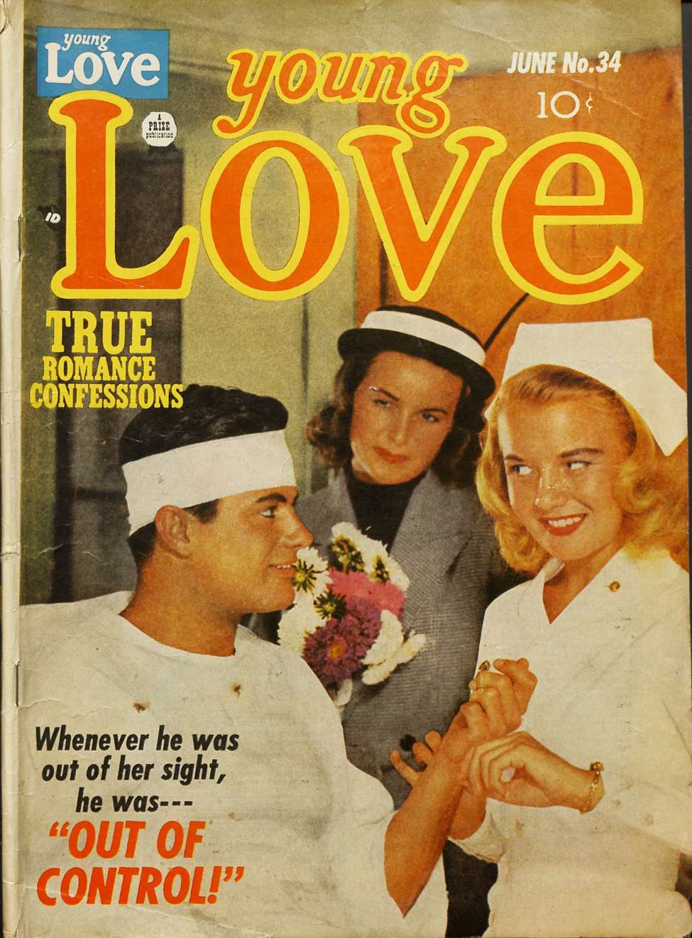 Comic Book Cover For Young Love 34