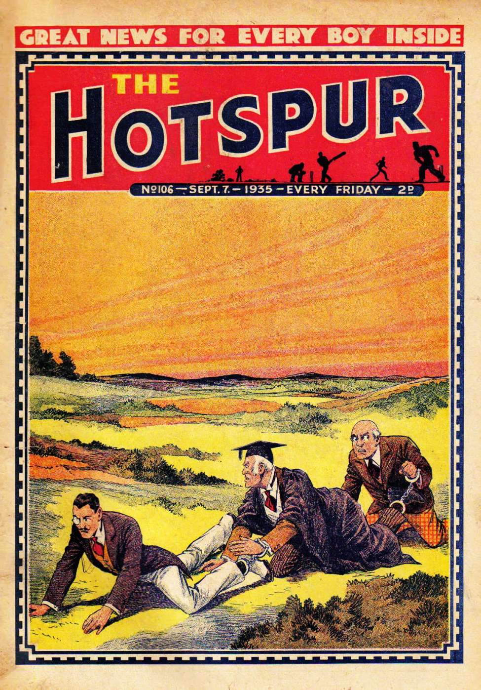 Book Cover For The Hotspur 106
