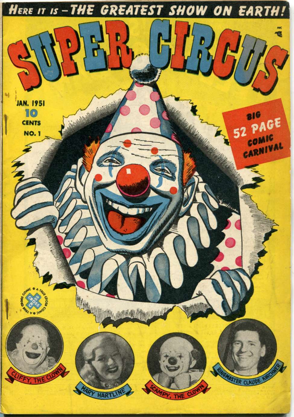 Book Cover For Super Circus 1