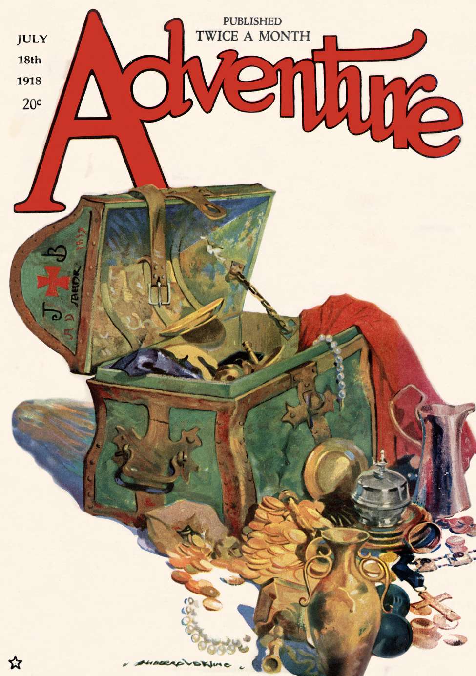 Comic Book Cover For Adventure v18 2
