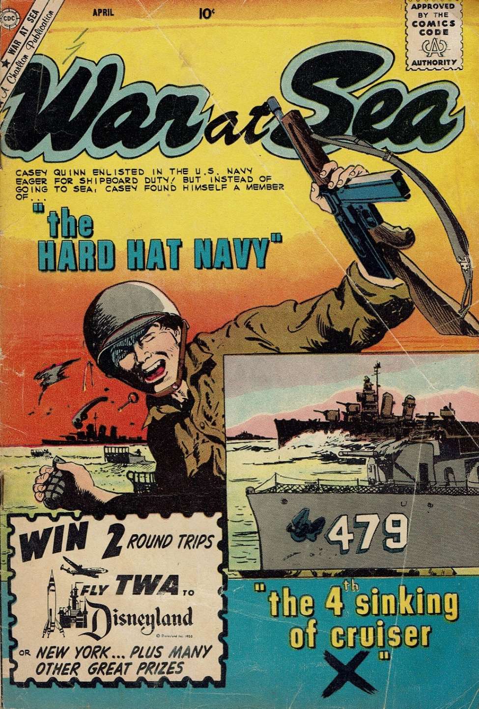 Comic Book Cover For War at Sea 35