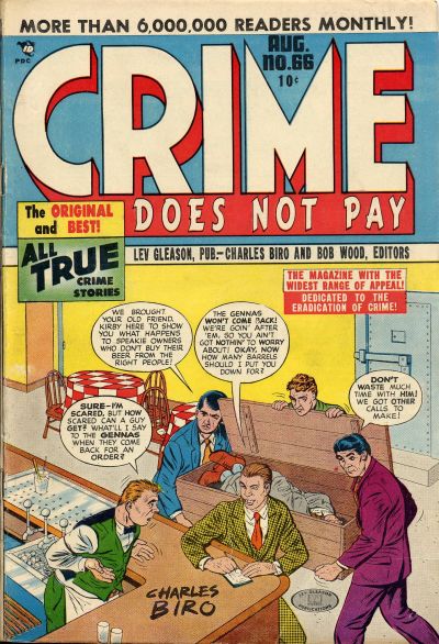 Comic Book Cover For Crime Does Not Pay 66 - Version 1
