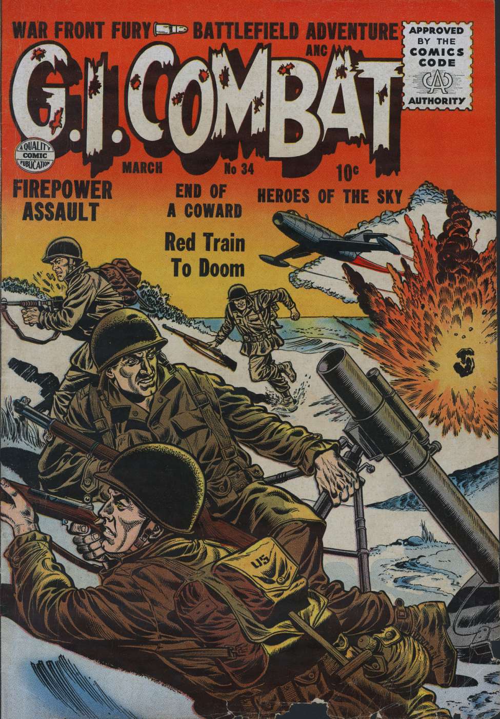 Comic Book Cover For G.I. Combat 34