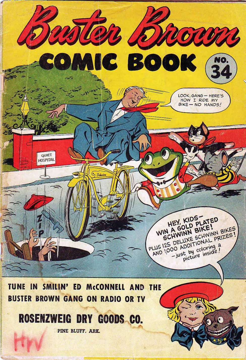 Comic Book Cover For Buster Brown 34