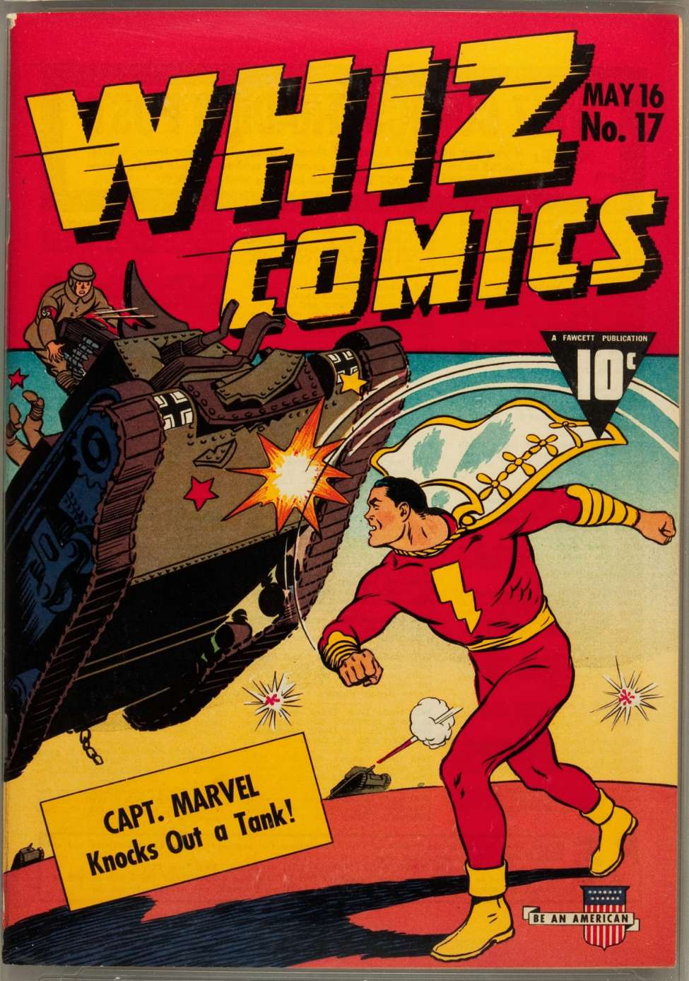 Comic Book Cover For Whiz Comics 17 (paper/2fiche)
