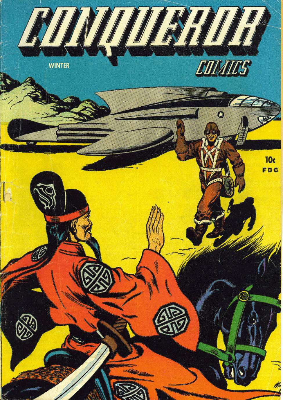 Book Cover For Albrecht Publishing Co - Conqueror Comics 1