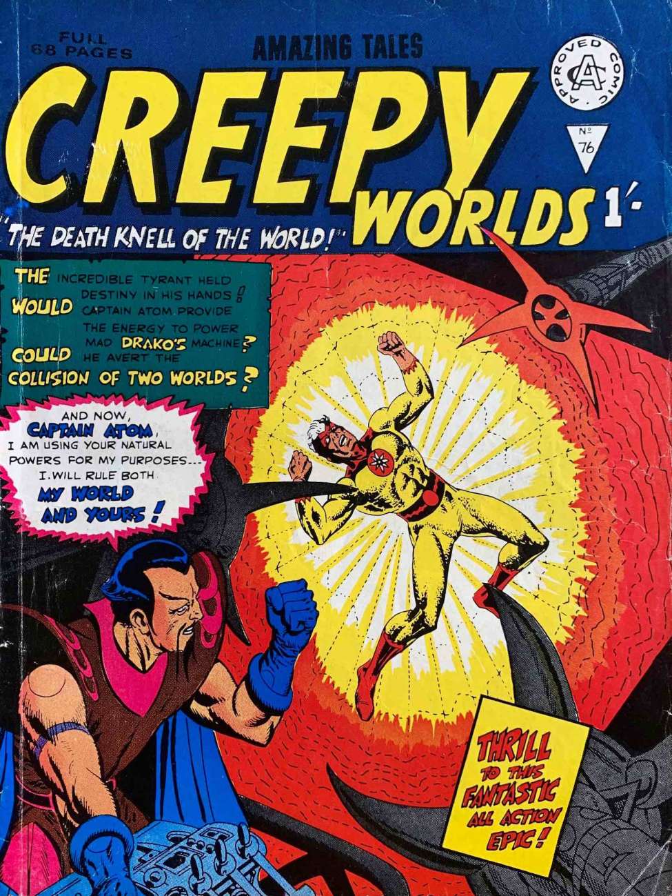 Book Cover For Creepy Worlds 76