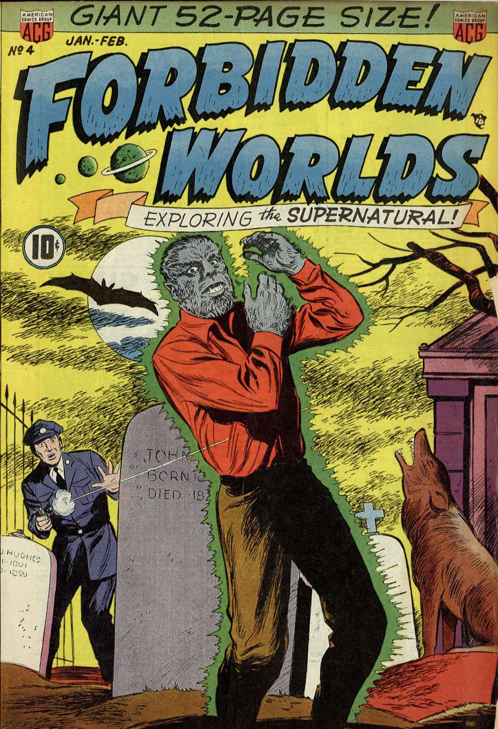 Comic Book Cover For Forbidden Worlds 4
