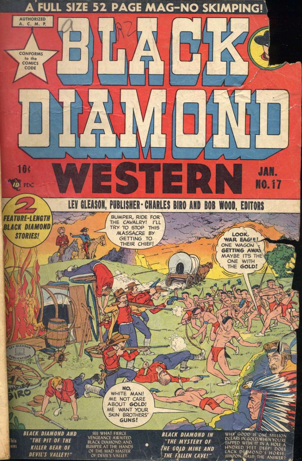 Comic Book Cover For Black Diamond Western 17