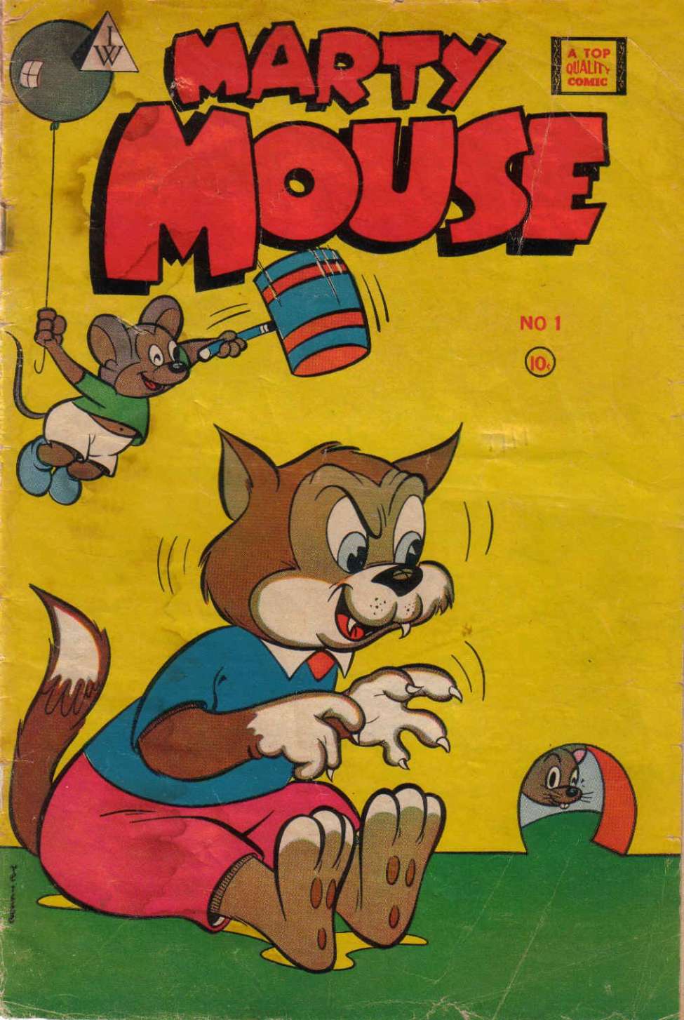 Book Cover For Marty Mouse 1