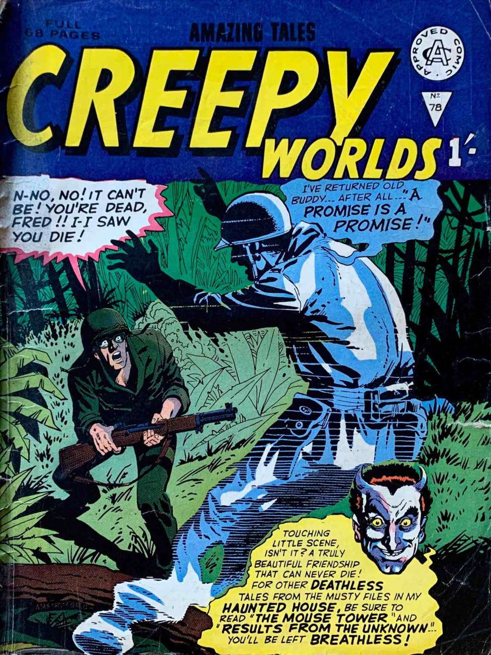 Book Cover For Creepy Worlds 78