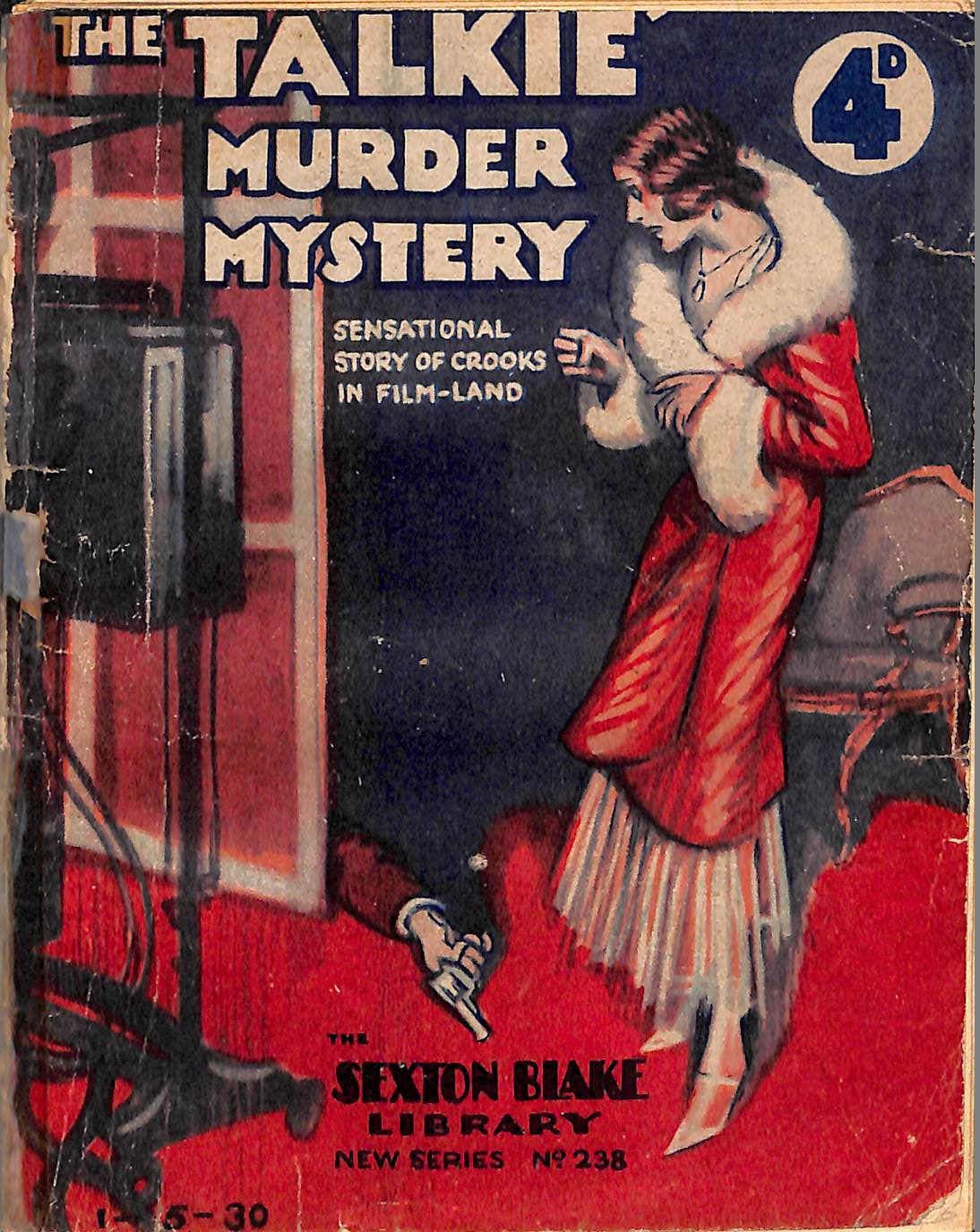Book Cover For Sexton Blake Library S2 238 - The 'Talkie' Murder Mystery
